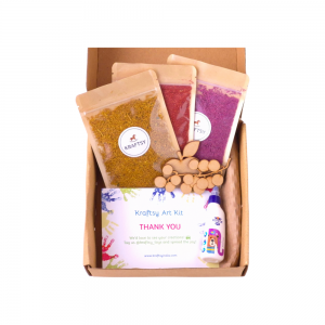 Fruits Saw Dust Art Kit  Fruits Saw Dust Art Kit